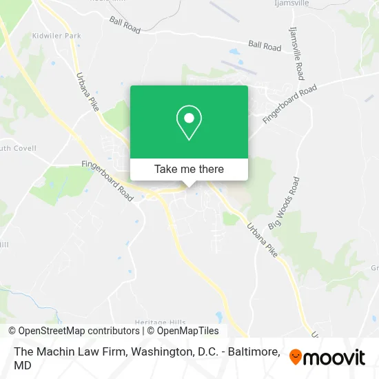 The Machin Law Firm map