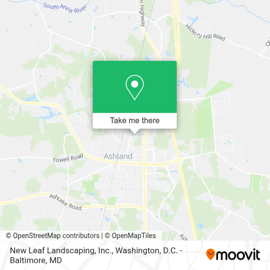 New Leaf Landscaping, Inc. map