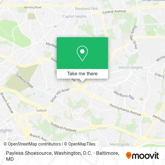 Payless Shoesource map