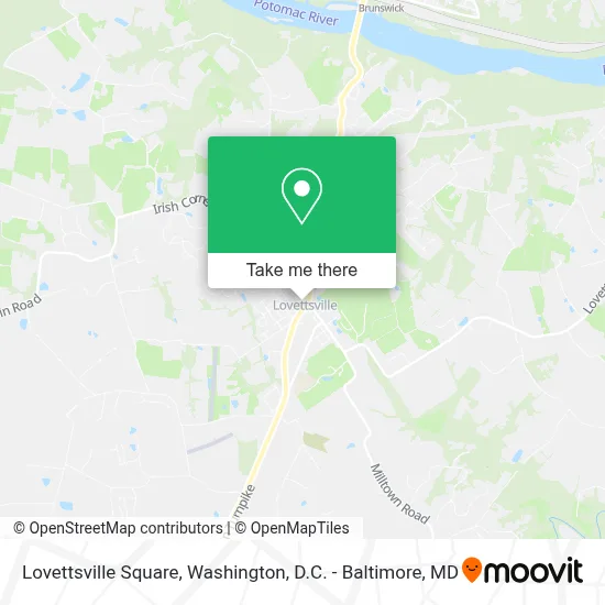 Lovettsville Square map