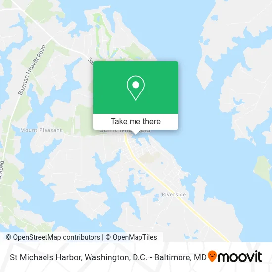 St Michaels Harbor map