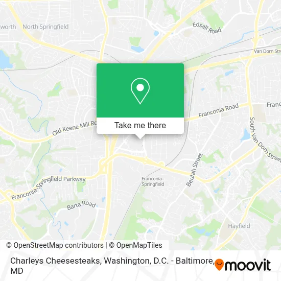Charleys Cheesesteaks map