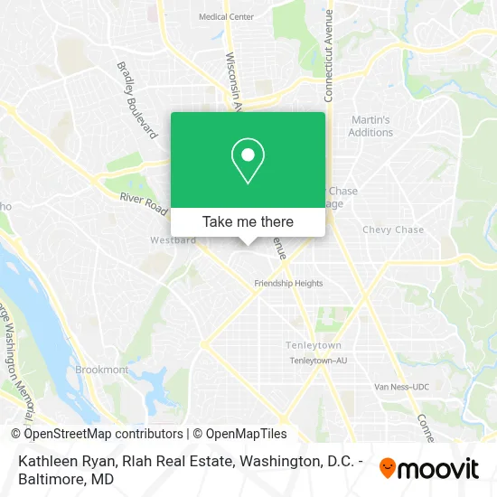 Kathleen Ryan, Rlah Real Estate map