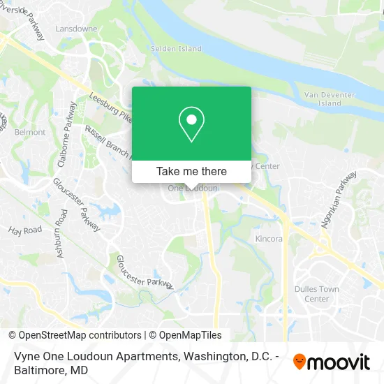 Vyne One Loudoun Apartments map