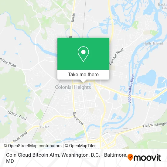 Coin Cloud Bitcoin Atm map