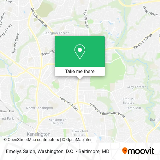 Emelys Salon map