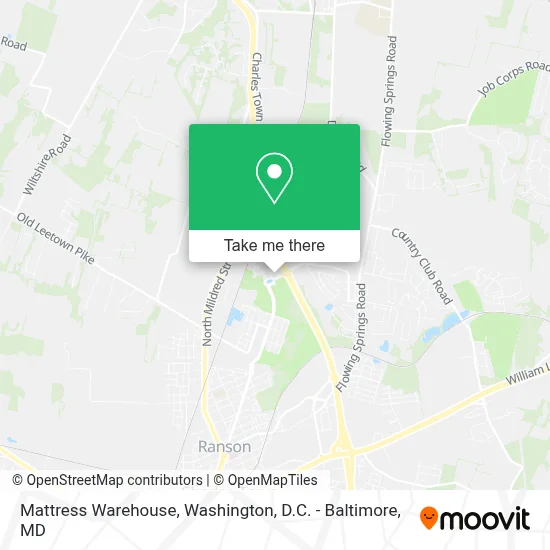 Mattress Warehouse map