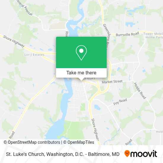 St Lukes Church map