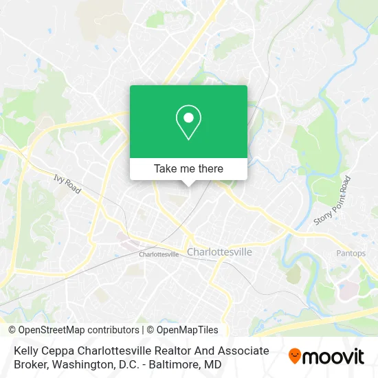 Kelly Ceppa Charlottesville Realtor And Associate Broker map