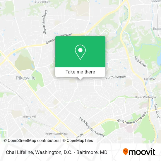 Chai Lifeline map