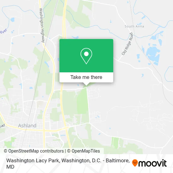 Washington Lacy Park map