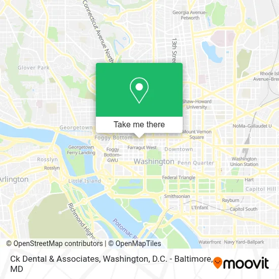 Ck Dental & Associates map