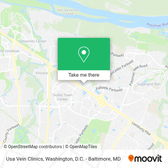 Usa Vein Clinics map