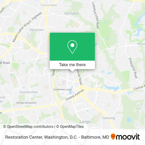 Restoration Center map