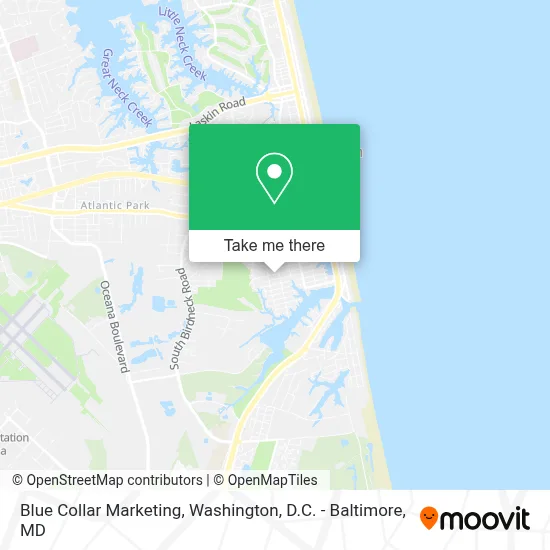 Blue Collar Marketing map