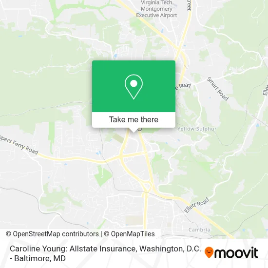 Caroline Young: Allstate Insurance map
