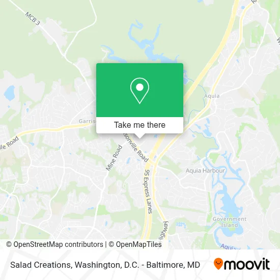 Salad Creations map