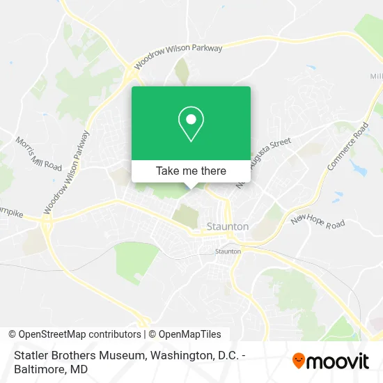Statler Brothers Museum map