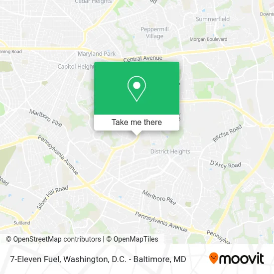 7-Eleven Fuel map