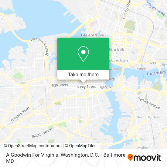 A Goodwin For Virginia map