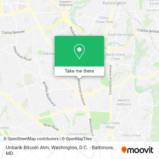 Unbank Bitcoin Atm map