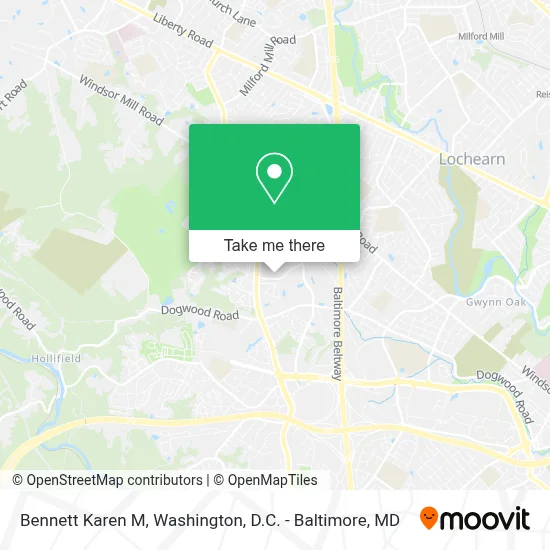 Bennett Karen M map