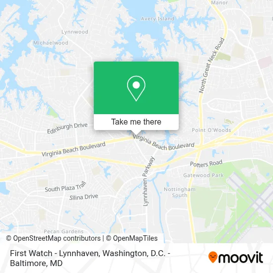 First Watch - Lynnhaven map