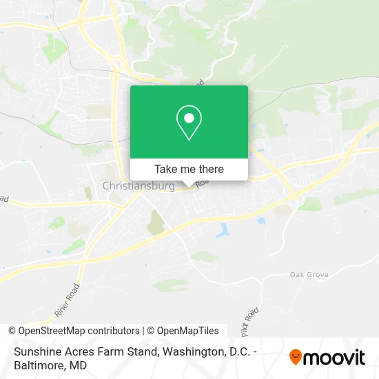 Sunshine Acres Farm Stand map