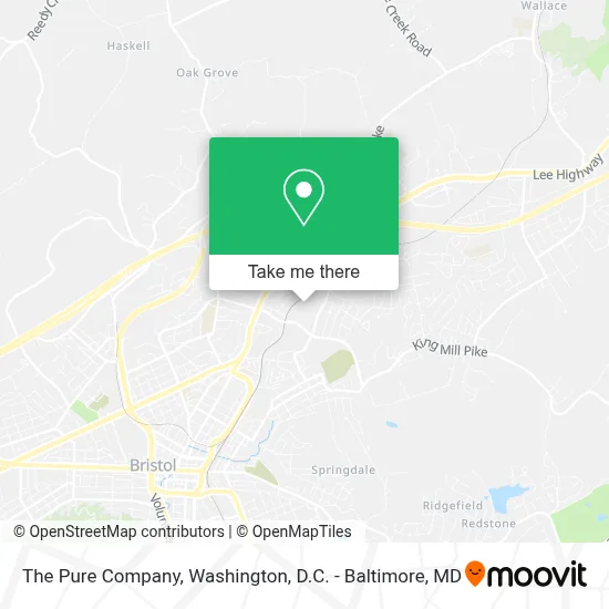 The Pure Company map