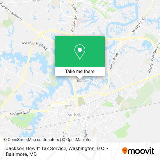 Jackson Hewitt Tax Service map