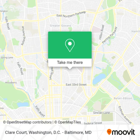 Clare Court map