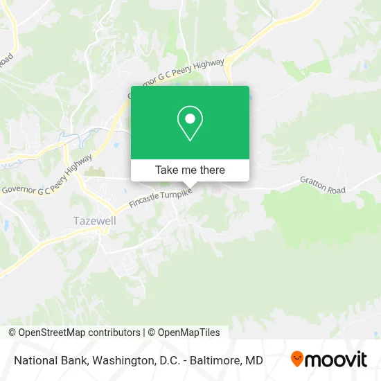 National Bank map