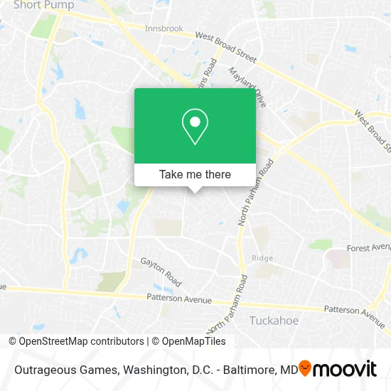 Outrageous Games map