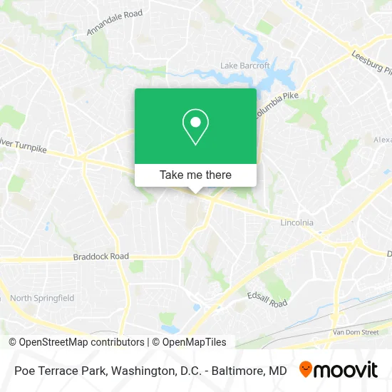 Poe Terrace Park map