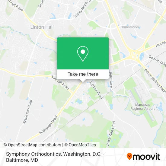 Symphony Orthodontics map
