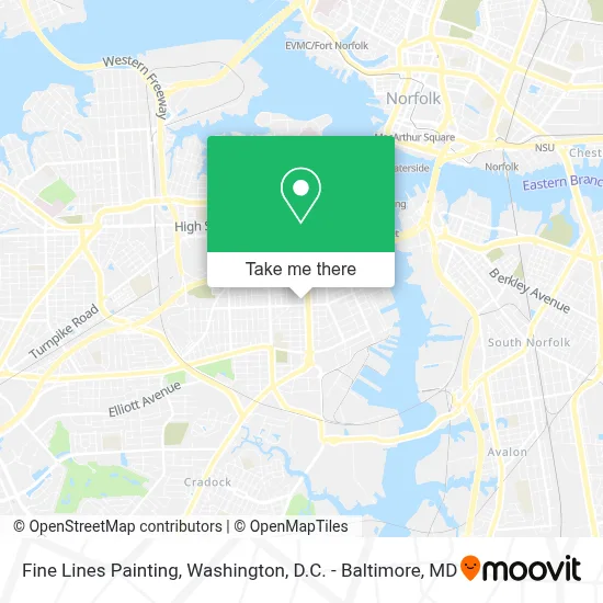 Fine Lines Painting map