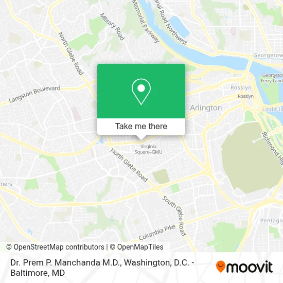 Dr. Prem P. Manchanda M.D. map