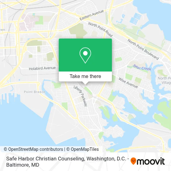 Safe Harbor Christian Counseling map