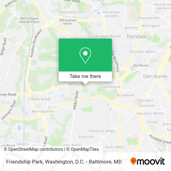Friendship Park map