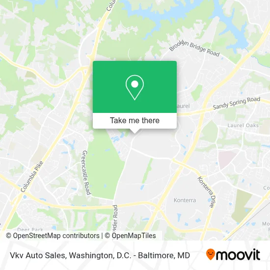 Vkv Auto Sales map