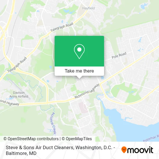 Steve & Sons Air Duct Cleaners map