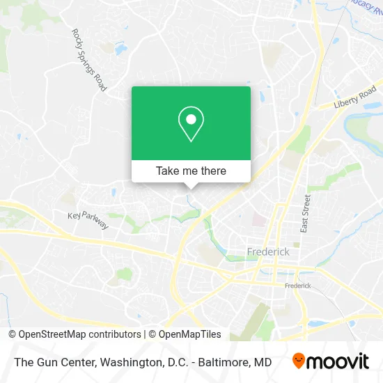 The Gun Center map