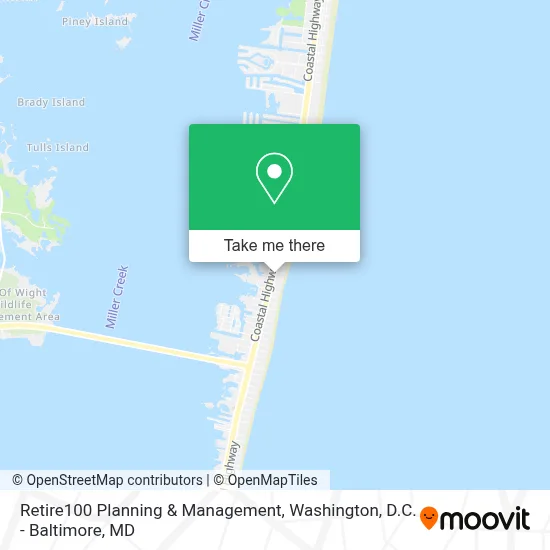 Retire100 Planning & Management map