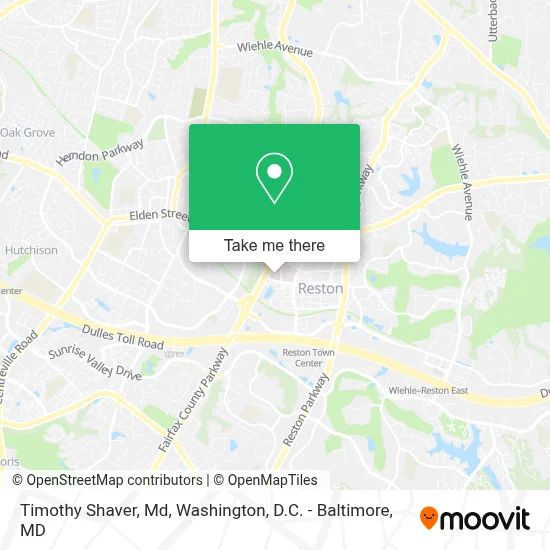 Timothy Shaver, Md map