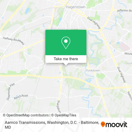 Aamco Transmissions map