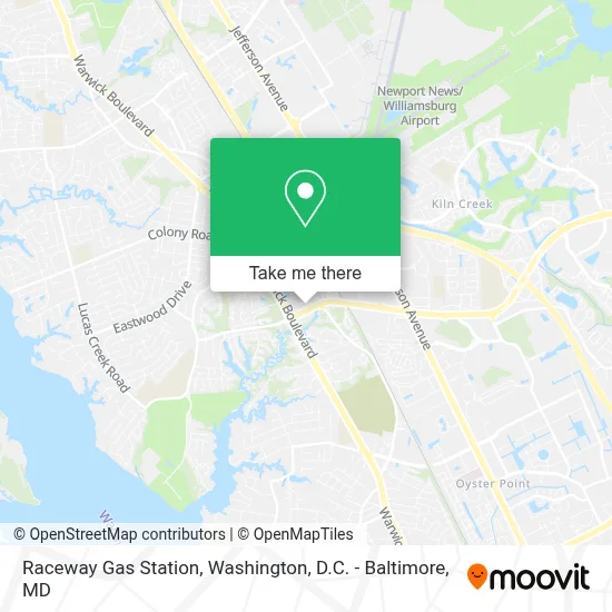 Raceway Gas Station map