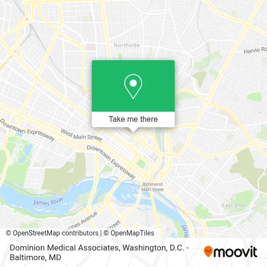 Dominion Medical Associates map