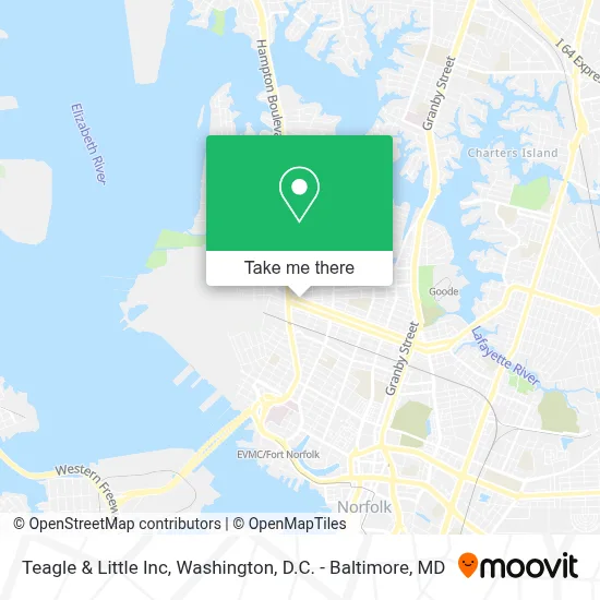 Teagle & Little Inc map
