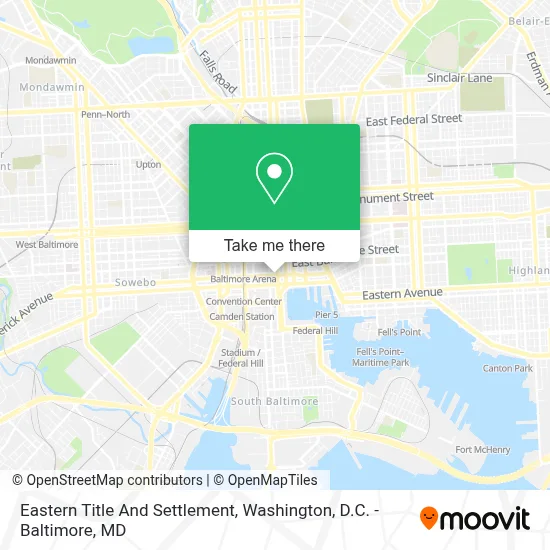 Eastern Title And Settlement map