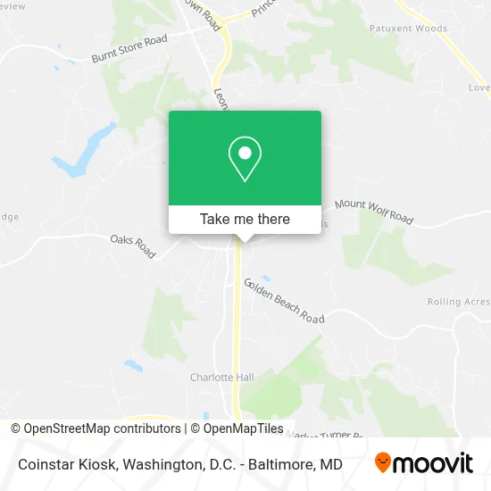 Coinstar Kiosk map